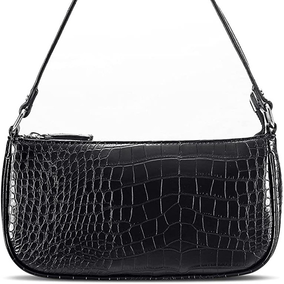 ⭐️ Retro Classic Clutch Shoulder Bag Women Croc - Picture 2 of 6